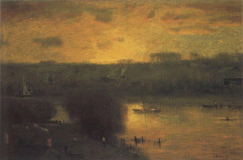 unknow artist Sunset on the Passaic china oil painting image